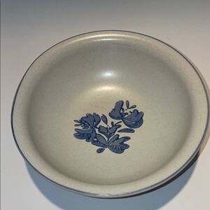 Elegant Blue Floral Dinnerware Bowl